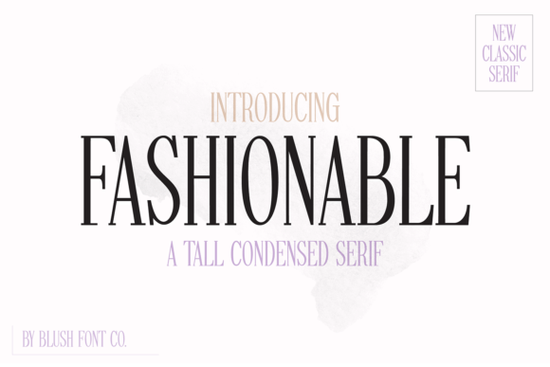 Fashionable Font